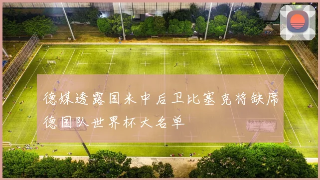德媒透露国米中后卫比塞克将缺席德国队世界杯大名单